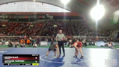 3A 138 lbs Champ. Round 1 - Hayden Black, Kimberly vs Nathaniel Martinez, Fruitland