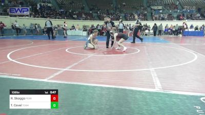 108 lbs Consi Of 32 #2 - Riley Skaggs, Perry Girls Wrestling Club vs Taylor Covel, Team Choctaw
