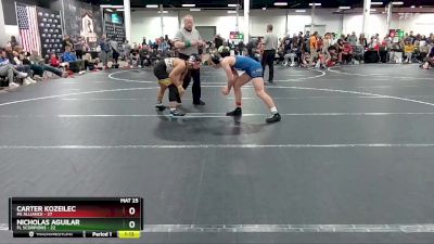 120 lbs Round 1 (4 Team) - Carter Kozeilec, PA Alliance vs Nicholas Aguilar, FL Scorpions