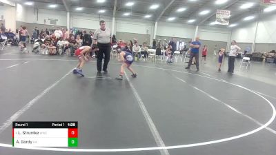 72 lbs Round 1 - Luke Strumke, Williamsburg Wrestling Club vs Adam Gordy, Legacy