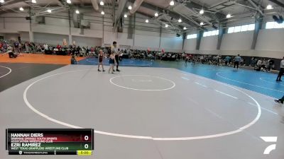 75 lbs Cons. Round 3 - Hannah Diers, Dripping Springs Youth Sports Association Wrestling Club vs Ezri Ramirez, West Texas Grapplers Wrestling Club