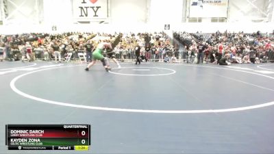 188 lbs Quarterfinal - Dominic Darch, LeRoy Wrestling Club vs Kayden Zona, Celtic Wrestling Club