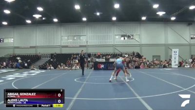 105 lbs Placement Matches (8 Team) - Abigail Gonzalez, Florida vs Alexis Lauta, Pennsylvania