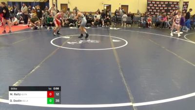 90 lbs Rr Rnd 2 - Manny Reitz, Partner Trained K-8 vs Dylan Osolin, Lake WC K-8