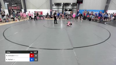 24 kg Rr Rnd 1 - Nour Almohri, Michigan Rev Blue vs Alana Rohel, Jersey United Pink