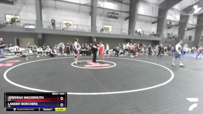 126 lbs Cons. Round 6 - Jeremiah Wachsmuth, OR vs Landen Borchers, CA