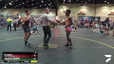 170 lbs Round 1 (6 Team) - Macklin Penner, Untouchables Purple vs Ty Alley, Team Gotcha Blue