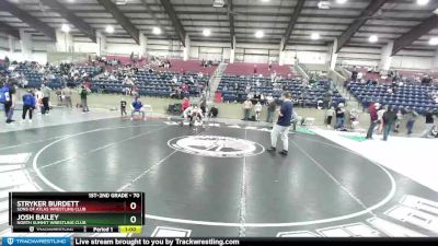 90 lbs Champ. Round 2 - Caleb Poe-Hatten, Flathead Valley Wrestling Club vs Drake Hancock, Fremont Wrestling Club