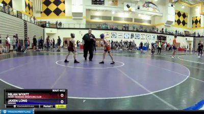 93 lbs Cons. Round 1 - Milan Wyatt, Perry Meridian Wrestling Club vs Jaxen Long, Indiana