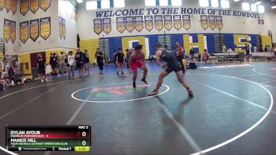 160 lbs Quarters & Wb (16 Team) - Markis Hill, Team Osceola Gateway Wrestling Club vs Dylan Ayoub, Maximum Performance