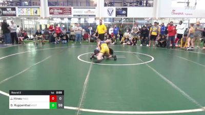 110 lbs Round 2 - Jamal Hines, Pheonix Wrestling Club Red vs Devin Ruppenthal, West Virginia Wild