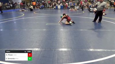 60 lbs Consy 4 - Kolby Pitzen, Tomahawk W.C. vs Elijah Simonds, Bradford