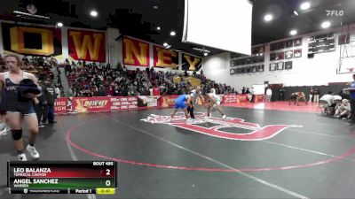 165 lbs Cons. Round 3 - Leo Balanza, Temescal Canyon vs Angel Sanchez, Warren