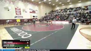 184 lbs Finals (2 Team) - Trey Munoz, Oregon State University vs Hunter Morse, Utah Valley University