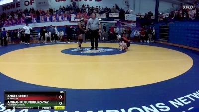 125 lbs Quarterfinal - Aminah Rusunuguko-Taylor, Warren Central vs Angel Smith, Plymouth