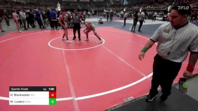 175 lbs Quarterfinal - Harvey Blackwater, Rez WC vs Marcus Lucero, Duran WC