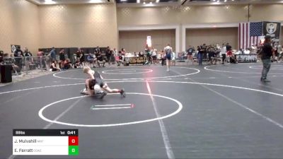 88 lbs Consolation - Jack Mulvahill, Mat Sense vs Evan Ferratt, Coachella Valley WC