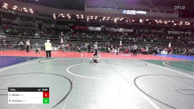 75 lbs Round Of 32 - Christopher Baldo, Bitetto Trained Wrestling vs Baine Kitchen, Old Bridge