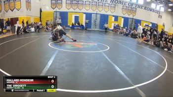 160 lbs Quarterfinals (8 Team) - Tre` Driggett, Merritt Island vs Mallard Mondesir, Miramar