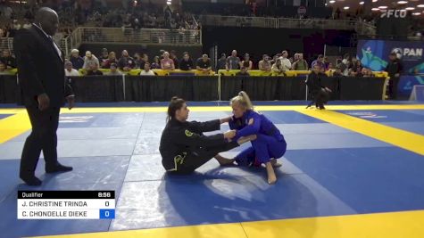 JOANNA CHRISTINE TRINDADE vs CHAYSE CHONDELLE DIEKEMA 2024 Pan Jiu Jitsu IBJJF Championship