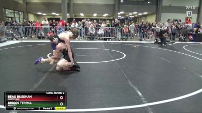 125 lbs Cons. Round 2 - Beau Bussman, Marysville vs Briggs Terrill, Ark City