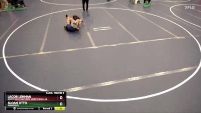 106 lbs Cons. Round 5 - Sloan Otto, Minnesota vs Jacob Lehman, Scott West Panthers Wrestling Club