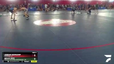 112-112 B Round 1 - Bryce Mick, Pequot Lakes/Pine River Backus vs Jordan Bomkamp, Riverdale