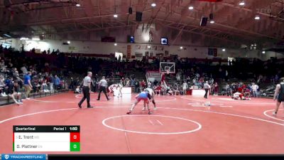 152 lbs Quarterfinal - Evan Trent, Western Boone vs Dallas Plattner, East Noble