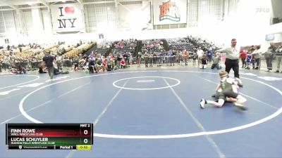 71 lbs Cons. Round 3 - Finn Rowe, WRCL Wrestling Club vs Lucas Schuyler, Hudson Falls Wrestling Club