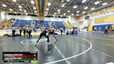 175 Gold 1st Place Match - Evangelo Mercado, Southwest Miami vs Christopher Chop, Fleming Island