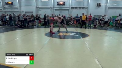 E-220 lbs Round Of 16 - Ryan Dedrick, PA vs Joel Simon, MI