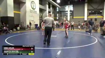110 lbs Placement - Kamdyn Saulter, Summit Wrestling Academy vs Drea Kruse, Nebraska Wrestling Academy