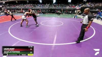 6A 285 lbs Champ. Round 1 - Jacob Henry, Austin Lake Travis vs Nicholas Martinez, Cy-Fair