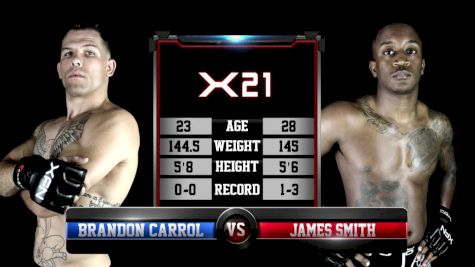 Brandon Carrol vs. James Smith - XFN 21 Replay