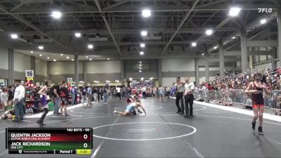 90 lbs Quarterfinal - Jack Richardson, Ark City vs Quentin Jackson, SlyFox Wrestling Academy