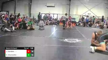 138 lbs Round 3 (3 Team) - Josh Sanders, Level Up A vs Sam Cherichello, Reverence Wrestling Club
