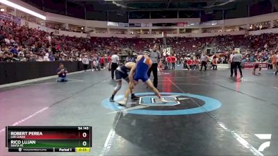 5A 145 lbs Cons. Round 1 - Rico Lujan, Santa Fe vs Robert Perea, Los Lunas