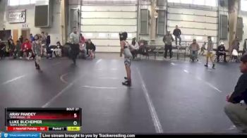 72 lbs Round 7 (8 Team) - Luke Bucheimer, Terps Xtreme vs Arav Pandey, Team Smash