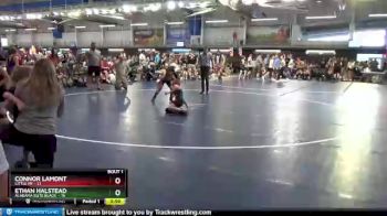 80 lbs Finals (2 Team) - Ethan Halstead, Alabama Elite Black&nbsp; vs Connor Lamont, Little MF