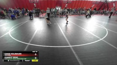 70 lbs 3rd Place Match - Chase Holzbauer, Wisconsin vs Forrest Reno, River Valley Youth Wrestling Club