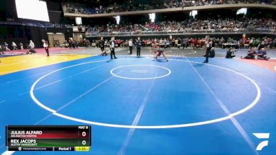 6A 157 lbs Semifinal - Julius Alfaro, Arlington Martin vs Rex Jacops, Austin Vandegrift