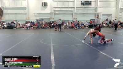 88 lbs Round 3 (6 Team) - Braxton Shaffer, 84 Athletes vs Julian Smith, Glasgow WA