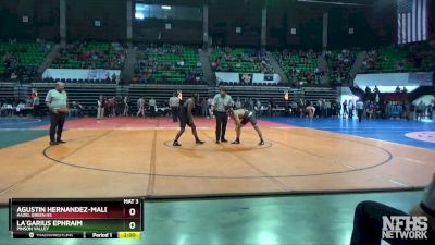 160 lbs Champ. Round 1 - Agustin Hernandez-Maldonado, Hazel Green HS vs La`Garius Ephraim, Pinson Valley