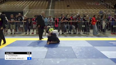 JOSEPH THOMPSON vs MARCO ANTONIO ARAUJO PENA 2022 Pan Jiu Jitsu IBJJF Championship