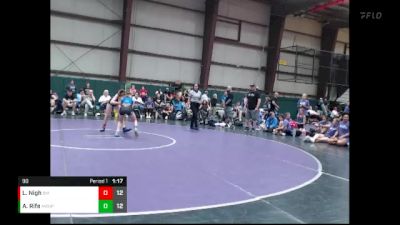 90 lbs Finals (8 Team) - Libertie Nigh, Black Mambas vs Ava Rife, Missouri BattleGear Purple