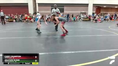 91 lbs Round 2 - Casey Crumpton, ALPHA ELITE vs Grayson Sloan, Team Palmetto