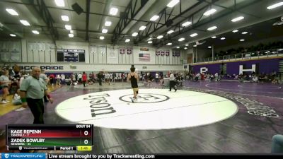 215 lbs Semifinal - Kage Repenn, Tahoma 1 vs Zadek Bowlby, Newberg