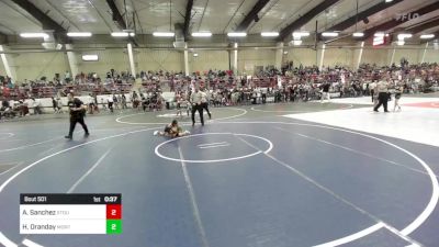 66 lbs Round Of 16 - Arik Sanchez, Stout Wrestling Academy vs Hezekiah Oranday, Monte Vista Takedown Club