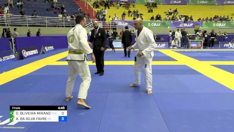 DIOGO OLIVEIRA MIRANDA vs ANDRE DA SILVA FAVRE 2024 Brasileiro Jiu-Jitsu IBJJF