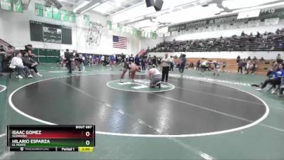 285 lbs Champ. Round 3 - Hilario Esparza, El Monte vs Isaac Gomez, Glendora